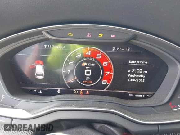 ✅ 2018 Audi SQ5 Prestige • VIN: WA1C4AFY9J2126135 • Lot: 43395649. Listed on IAAI with 83,293 mi. Free auction sales archive from the USA and detailed vehicle history report at DreamBid. Image 7.