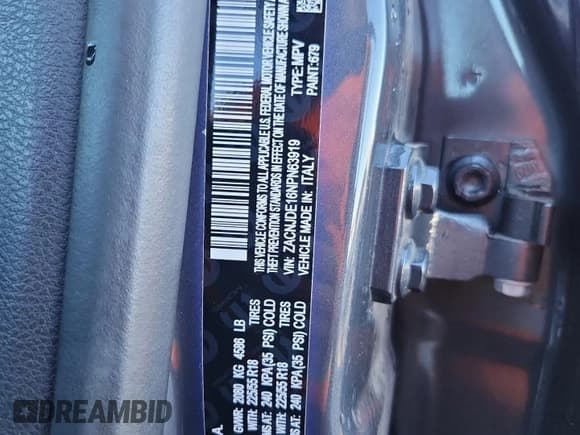 ✅ 2022 Jeep Renegade Altitude • VIN: ZACNJDE16NPN63919 • Лот: 82153355. Опубликован ранее на Copart с пробегом 18 576 миль. Бесплатный доступ к архиву аукционных продаж из США и подробный отчёт об истории автомобиля на DreamBid. Изображение 14.