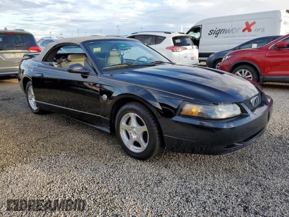 ✅ 2004 Ford Mustang Deluxe • VIN: 1FAFP44414F125267 • Lot: 74595714. Listed on Copart with Not provided. Free auction sales archive from the USA and detailed vehicle history report at DreamBid. Image 4.