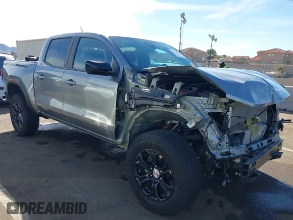✅ 2023 GMC Canyon 2WD Elevation • VIN: 1GTP5BEKXP1253465 • Lot: 43710824. Listed on IAAI with 18,011 mi. Free auction sales archive from the USA and detailed vehicle history report at DreamBid. Image 1.
