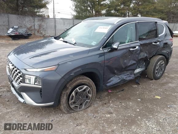 ✅ 2021 Hyundai Santa Fe Blue • VIN: KM8S2DA13MU013627 • Lot: 41630983. Listed on IAAI with 58,187 mi. Free auction sales archive from the USA and detailed vehicle history report at DreamBid. Image 17.