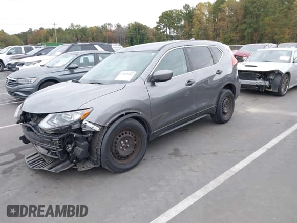 ✅ 2017 Nissan Rogue S • VIN: 5N1AT2MN1HC823023 • Lot: 43525362. Listed on IAAI with 70,344 mi. Free auction sales archive from the USA and detailed vehicle history report at DreamBid. Image 2.