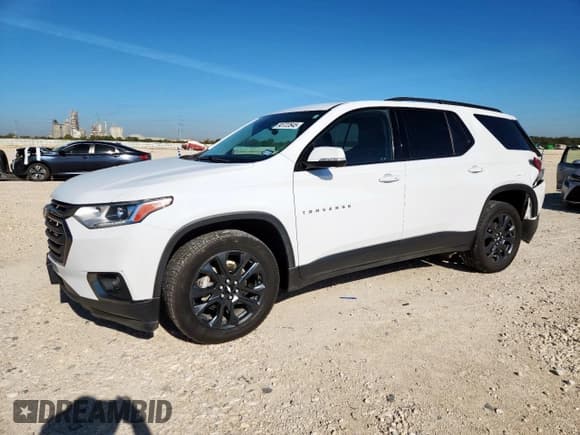✅ 2020 Chevrolet Traverse RS • VIN: 1GNERJKW2LJ190070 • Lot: 90722845. Listed on Copart with 103,185 mi. Free auction sales archive from the USA and detailed vehicle history report at DreamBid. Image 1.