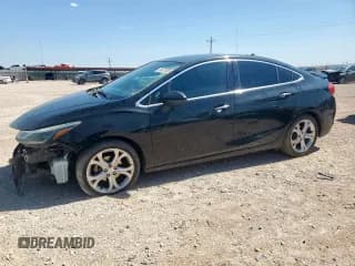 ✅ 2017 Chevrolet Cruze Premier • VIN: 1G1BF5SMXH7155946 • Lot: 58431895. Listed on Copart with 101,986 mi. Free auction sales archive from the USA and detailed vehicle history report at DreamBid. Image 1.