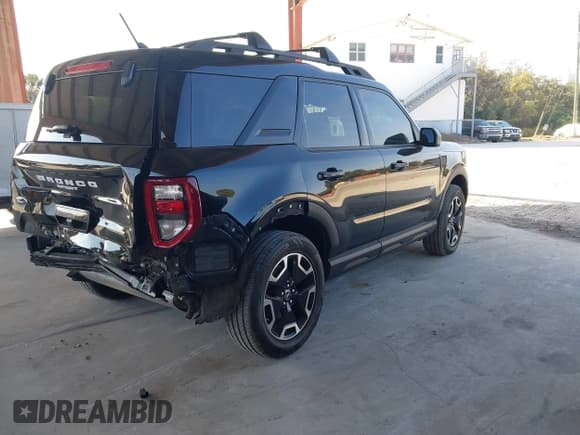 ✅ 2023 Ford Bronco Sport Outer Banks • VIN: 3FMCR9C6XPRD50250 • Lot: 43766573. Listed on IAAI with 72,578 mi. Free auction sales archive from the USA and detailed vehicle history report at DreamBid. Image 4.