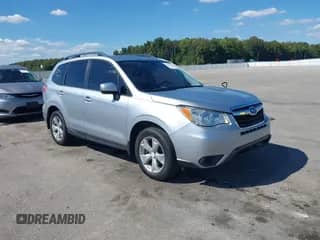 2015 Subaru Forester Premium with VIN JF2SJAGC7FH565322, listed as a IAAI auction lot 43308201 with 114,689 mi miles and . Bid and sale history available at DreamBid. Image 1.