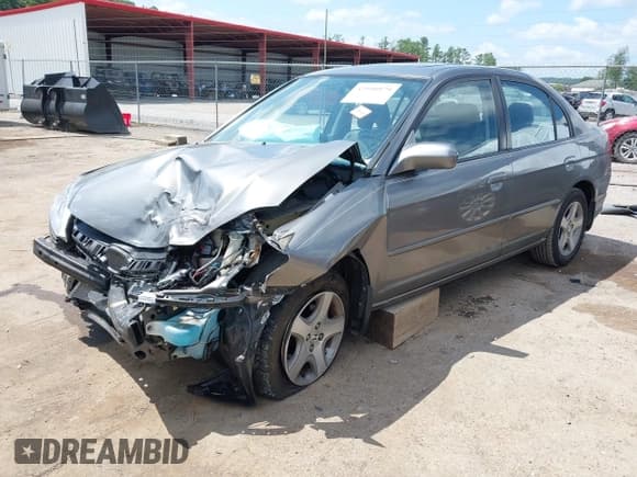 ✅ 2005 Honda Civic EX SSRS • VIN: 2HGES26885H523778 • Lot: 42940979. Listed on IAAI with 120,146 mi. Free auction sales archive from the USA and detailed vehicle history report at DreamBid. Image 2.