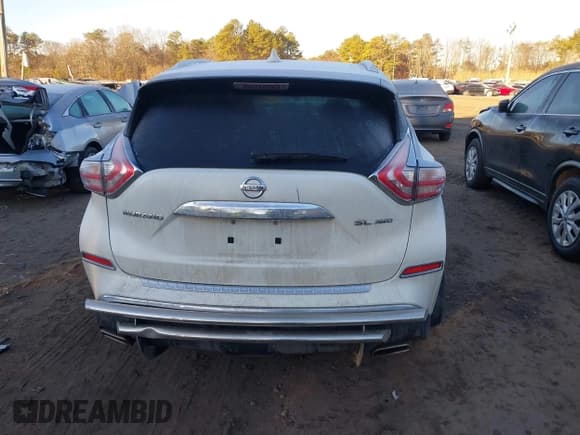 ✅ 2016 Nissan Murano Platinum • VIN: 5N1AZ2MH9GN156729 • Lot: 41410934. Listed on IAAI with 154,032 mi. Free auction sales archive from the USA and detailed vehicle history report at DreamBid. Image 16.