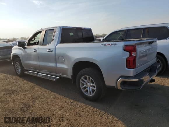 2019 Chevrolet Silverado 1500 LT with VIN 1GCRYDEK2KZ302275, listed as a Copart auction lot 80577075 with 54,135 mi miles and Salvage title. Bid and sale history available at DreamBid. Image 2.