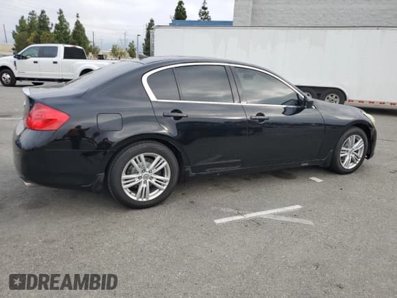 ✅ 2012 Infiniti G25 Journey • VIN: JN1DV6APXCM811774 • Lot: 84213215. Listed on Copart with 198,191 mi. Free auction sales archive from the USA and detailed vehicle history report at DreamBid. Image 3.