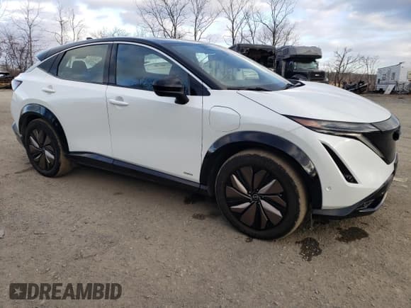 ✅ 2023 Nissan ARIYA Premiere • VIN: JN1BF0BA9PM409133 • Lot: 88967265. Listed on Copart with 14,457 mi. Free auction sales archive from the USA and detailed vehicle history report at DreamBid. Image 4.