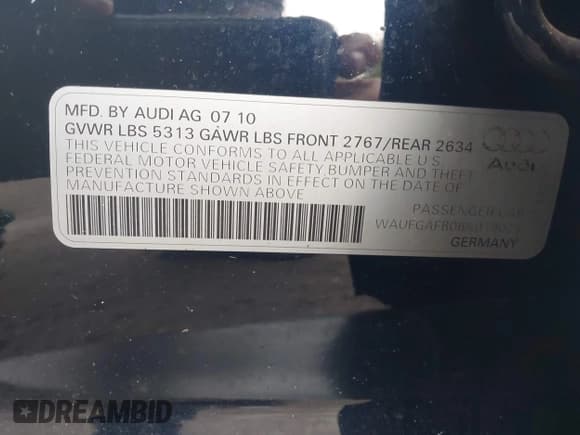 ✅ 2011 Audi A6 Premium Plus • VIN: WAUFGAFB0BN019025 • Лот: 43246254. Опубликован ранее на IAAI с пробегом 197 744 миль. Бесплатный доступ к архиву аукционных продаж из США и подробный отчёт об истории автомобиля на DreamBid. Изображение 9.