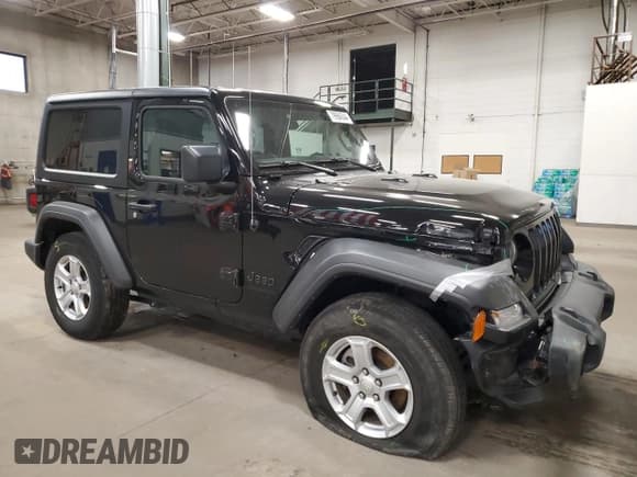 ✅ 2022 Jeep Wrangler Willys Sport • VIN: 1C4GJXAG0NW111202 • Lot: 79994544. Listed on Copart with 13,885 mi. Free auction sales archive from the USA and detailed vehicle history report at DreamBid. Image 4.