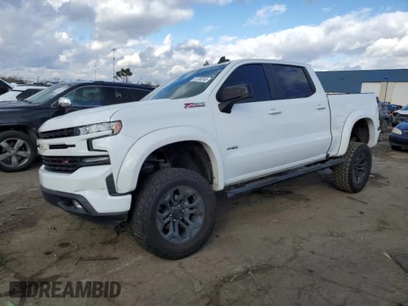 ✅ 2020 Chevrolet Silverado 1500 RST • VIN: 1GCUYEED1LZ102104 • Lot: 91780245. Listed on Copart with 84,975 mi. Free auction sales archive from the USA and detailed vehicle history report at DreamBid. Image 1.