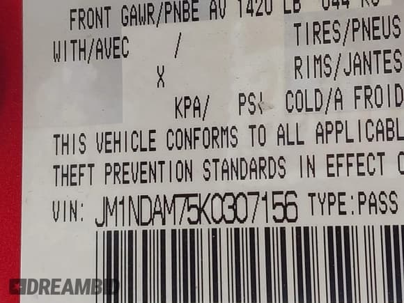 ✅ 2019 Mazda MX-5 Miata Grand Touring • VIN: JM1NDAM75K0307156 • Lot: 43322632. Wystawiony na IAAI z przebiegiem 53 340 mil. Bezpłatny archiwum sprzedaży aukcyjnych z USA i szczegółowy raport historii pojazdu na DreamBid. Zdjęcie 9.