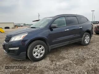 ✅ 2015 Chevrolet Traverse LS • VIN: 1GNKRFED3FJ375498 • Lot: 56165484. Wystawiony na Copart z przebiegiem 110 595 mil. Bezpłatny archiwum sprzedaży aukcyjnych z USA i szczegółowy raport historii pojazdu na DreamBid. Zdjęcie 1.