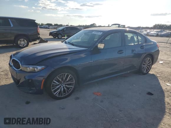 ✅ 2023 BMW 3 Series 330i • VIN: 3MW69FF09P8D71861 • Lot: 93385675. Listed on Copart with 16,079 mi. Free auction sales archive from the USA and detailed vehicle history report at DreamBid. Image 1.