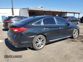 ✅ 2015 Hyundai Sonata Sport • VIN: 5NPE34AB5FH238653 • Lot: 86518695. Listed on Copart with 106,836 mi. Free auction sales archive from the USA and detailed vehicle history report at DreamBid. Image 3.