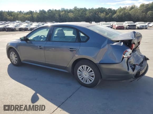 ✅ 2014 Volkswagen Passat S • VIN: 1VWAH7A31EC018475 • Lot: 89483305. Listed on Copart with 105,314 mi. Free auction sales archive from the USA and detailed vehicle history report at DreamBid. Image 2.