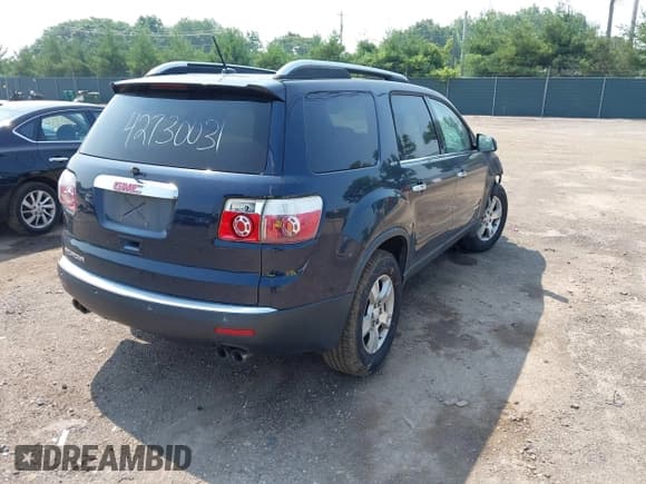 ✅ 2007 GMC Acadia SLT • VIN: 1GKER23777J154584 • Lot: 42730031. Listed on IAAI with Not provided. Free auction sales archive from the USA and detailed vehicle history report at DreamBid. Image 4.