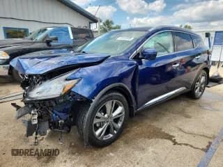 ✅ 2020 Nissan Murano Platinum • VIN: 5N1AZ2DS4LN131632 • Лот: 70130545. Опубликован ранее на Copart с пробегом 4 093 миль. Бесплатный доступ к архиву аукционных продаж из США и подробный отчёт об истории автомобиля на DreamBid. Изображение 1.