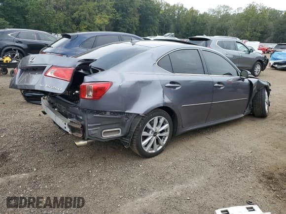 ✅ 2012 Lexus IS 250 • VIN: JTHCF5C21C5058923 • Lot: 84007825. Listed on Copart with 148,884 mi. Free auction sales archive from the USA and detailed vehicle history report at DreamBid. Image 3.