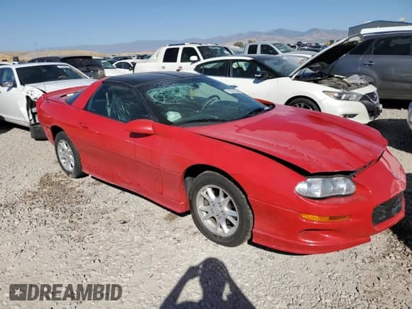 2002 Chevrolet Camaro z VIN 2G1FP22K222105469, wystawiony jako Copart lot #72818654 z przebiegiem 55 052 mil mil oraz Szkoda całkowita • Salvage title. Historia ofert i sprzedaży dostępna na DreamBid. Obrazek 4.