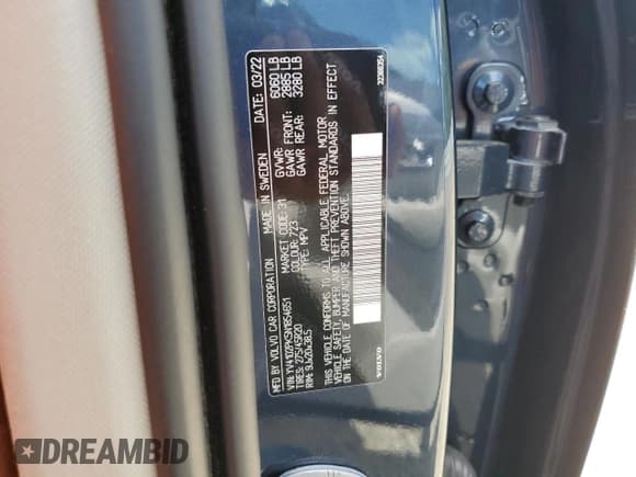 ✅ 2022 Volvo XC90 Momentum • VIN: YV4102PK5N1854651 • Lot: 68136515. Listed on Copart with 51,953 mi. Free auction sales archive from the USA and detailed vehicle history report at DreamBid. Image 13.