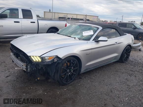 ✅ 2015 Ford Mustang GT Premium • VIN: 1FATP8FF9F5385286 • Lot: 41599189. Listed on IAAI with 112,260 mi. Free auction sales archive from the USA and detailed vehicle history report at DreamBid. Image 2.