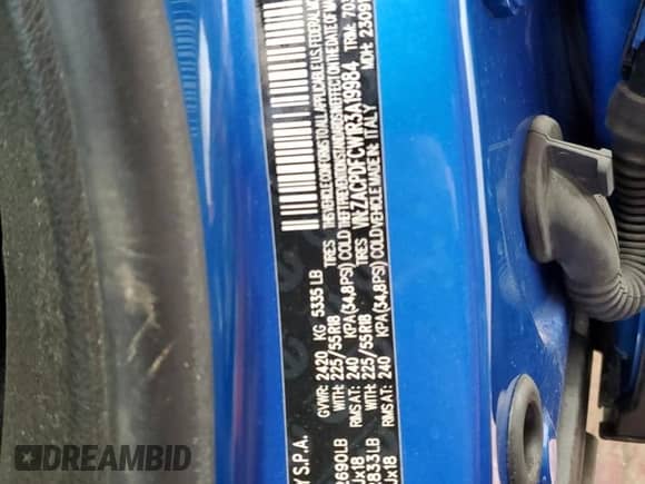 2024 Dodge Hornet R/T z VIN ZACPDFCW1R3A19984, wystawiony jako Copart lot #58474565 z przebiegiem 19 863 mil mil oraz Czysty tytuł • Clean title. Historia ofert i sprzedaży dostępna na DreamBid. Obrazek 14.