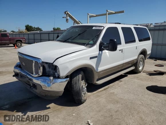 ✅ 2000 Ford Excursion Limited • VIN: 1FMNU43S1YEE15272 • Лот: 70563005. Опубликован ранее на Copart с пробегом 248 663 миль. Бесплатный доступ к архиву аукционных продаж из США и подробный отчёт об истории автомобиля на DreamBid. Изображение 1.