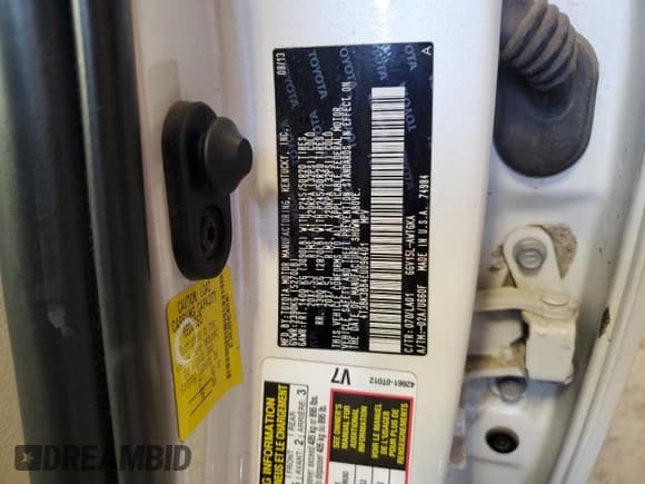 ✅ 2014 Toyota Venza XLE • VIN: 4T3BK3BB4EU096401 • Lot: 92268235. Listed on Copart with 121,804 mi. Free auction sales archive from the USA and detailed vehicle history report at DreamBid. Image 13.