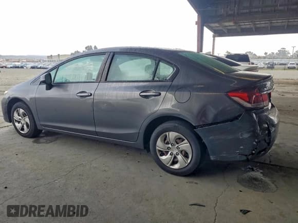 ✅ 2013 Honda Civic LX • VIN: 2HGFB2F59DH567846 • Лот: 93979045. Опубликован ранее на Copart с пробегом 110 496 миль. Бесплатный доступ к архиву аукционных продаж из США и подробный отчёт об истории автомобиля на DreamBid. Изображение 2.