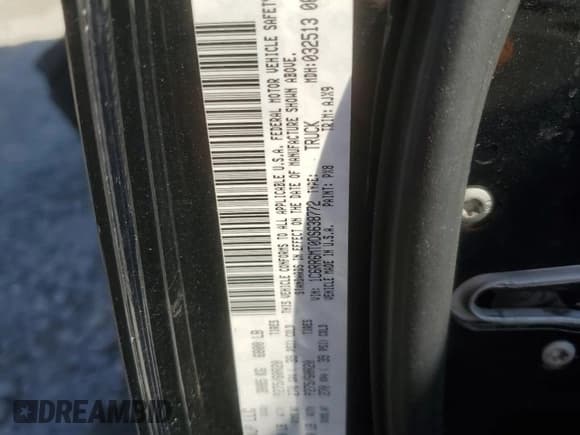 ✅ 2013 Ram 1500 Sport • VIN: 1C6RR6MT0DS638772 • Lot: 92453925. Wystawiony na Copart z przebiegiem Nie podano. Bezpłatny archiwum sprzedaży aukcyjnych z USA i szczegółowy raport historii pojazdu na DreamBid. Zdjęcie 12.