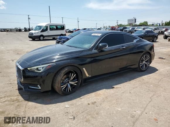 ✅ 2017 Infiniti Q60 Premium • VIN: JN1CV7EK1HM110211 • Лот: 54837424. Опубликован ранее на Copart с пробегом 77 152 миль. Бесплатный доступ к архиву аукционных продаж из США и подробный отчёт об истории автомобиля на DreamBid. Изображение 1.