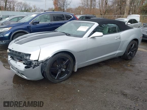 ✅ 2012 Chevrolet Camaro 2LT • VIN: 2G1FC3D33C9154969 • Lot: 43722682. Listed on IAAI with 157,576 mi. Free auction sales archive from the USA and detailed vehicle history report at DreamBid. Image 2.