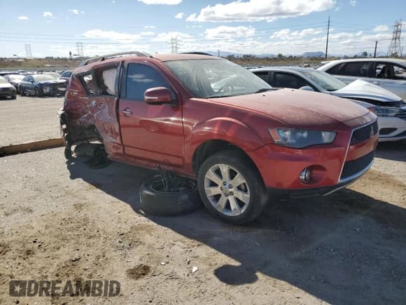 ✅ 2011 Mitsubishi Outlander SE • VIN: JA4AS3AW5BU031625 • Lot: 42785635. Listed on Copart with 125,062 mi. Free auction sales archive from the USA and detailed vehicle history report at DreamBid. Image 4.