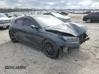 2019 Hyundai Veloster Turbo R-Spec z VIN KMHTH6AB5KU009504, wystawiony jako Copart lot #42144805 z przebiegiem 123 967 mil mil oraz Szkoda całkowita • Salvage title. Historia ofert i sprzedaży dostępna na DreamBid. Obrazek 4.