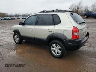 2007 Hyundai Tucson SE z VIN KM8JN12D47U587233, wystawiony jako Copart lot #84651284 z przebiegiem 187 310 mil mil oraz Szkoda całkowita • Salvage title. Historia ofert i sprzedaży dostępna na DreamBid. Obrazek 2.