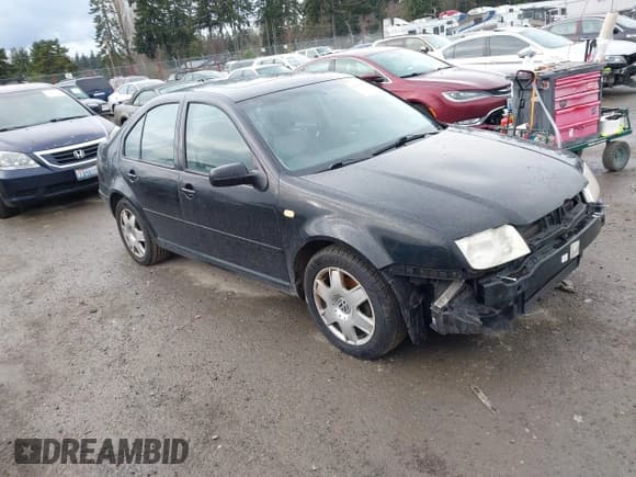 ✅ 2000 Volkswagen Jetta GLS • VIN: 3VWSE29M2YM019344 • Lot: 41503039. Listed on IAAI with Not provided. Free auction sales archive from the USA and detailed vehicle history report at DreamBid. Image 1.
