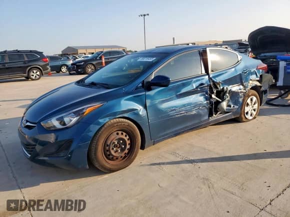 2016 Hyundai Elantra SE z VIN KMHDH4AE0GU648691, wystawiony jako Copart lot #80016455 z przebiegiem 102 367 mil mil oraz Szkoda całkowita • Salvage title. Historia ofert i sprzedaży dostępna na DreamBid. Obrazek 1.
