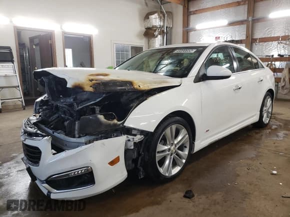 ✅ 2015 Chevrolet Cruze LTZ • VIN: 1G1PG5SB3F7145595 • Lot: 49890652. Listed on Copart with Not provided. Free auction sales archive from the USA and detailed vehicle history report at DreamBid. Image 2.