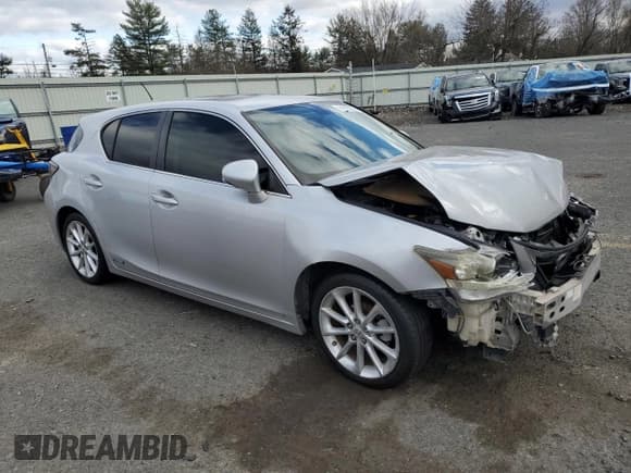 ✅ 2012 Lexus CT 200h Premium • VIN: JTHKD5BH4C2120128 • Лот: 91780065. Опубликован ранее на Copart с пробегом 147 391 миль. Бесплатный доступ к архиву аукционных продаж из США и подробный отчёт об истории автомобиля на DreamBid. Изображение 4.