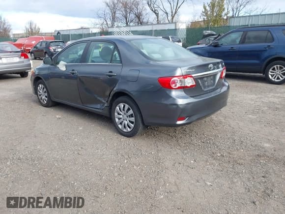 ✅ 2013 Toyota Corolla S • VIN: 2T1BU4EE6DC100611 • Lot: 43722493. Listed on IAAI with 154,149 mi. Free auction sales archive from the USA and detailed vehicle history report at DreamBid. Image 3.