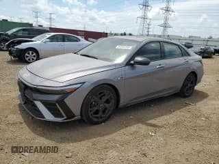 ✅ 2025 Hyundai Elantra N Line • VIN: KMHLR4DF0SU935096 • Lot: 64205195. Listed on Copart with 4,222 mi. Free auction sales archive from the USA and detailed vehicle history report at DreamBid. Image 1.