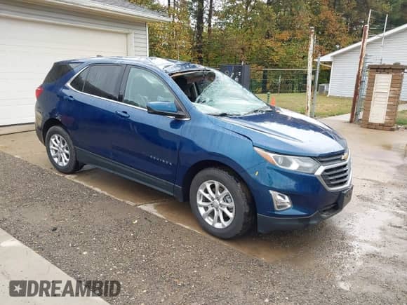2020 Chevrolet Equinox LT с VIN 2GNAXJEV1L6114313, выставлен на аукционе IAAI как лот 43278665 с пробегом 55 598 миль миль и . История ставок и продаж доступна на DreamBid. Изображение 1.