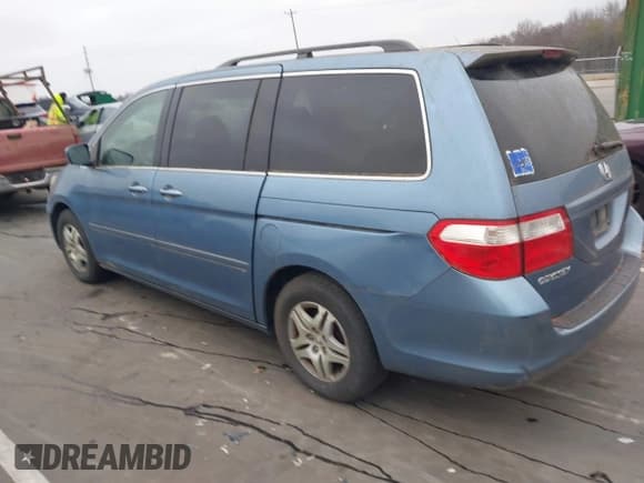 ✅ 2006 Honda Odyssey EX-L • VIN: 5FNRL38676B107971 • Lot: 43868101. Listed on IAAI with 199,894 mi. Free auction sales archive from the USA and detailed vehicle history report at DreamBid. Image 3.