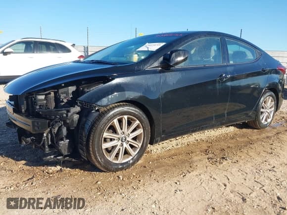 ✅ 2014 Hyundai Elantra SE • VIN: 5NPDH4AE4EH489430 • Lot: 43415155. Listed on IAAI with 176,542 mi. Free auction sales archive from the USA and detailed vehicle history report at DreamBid. Image 2.