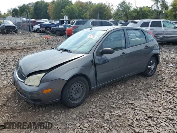 ✅ 2007 Ford Focus S • VIN: 1FAHP37N27W332133 • Lot: 69724905. Listed on Copart with Not provided. Free auction sales archive from the USA and detailed vehicle history report at DreamBid. Image 1.