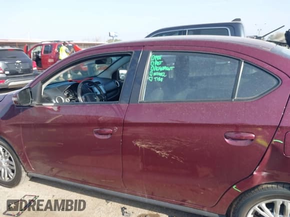 ✅ 2021 Mitsubishi Mirage SE • VIN: ML32FVFJ5MHF02360 • Lot: 41785014. Listed on IAAI with 114,737 mi. Free auction sales archive from the USA and detailed vehicle history report at DreamBid. Image 14.